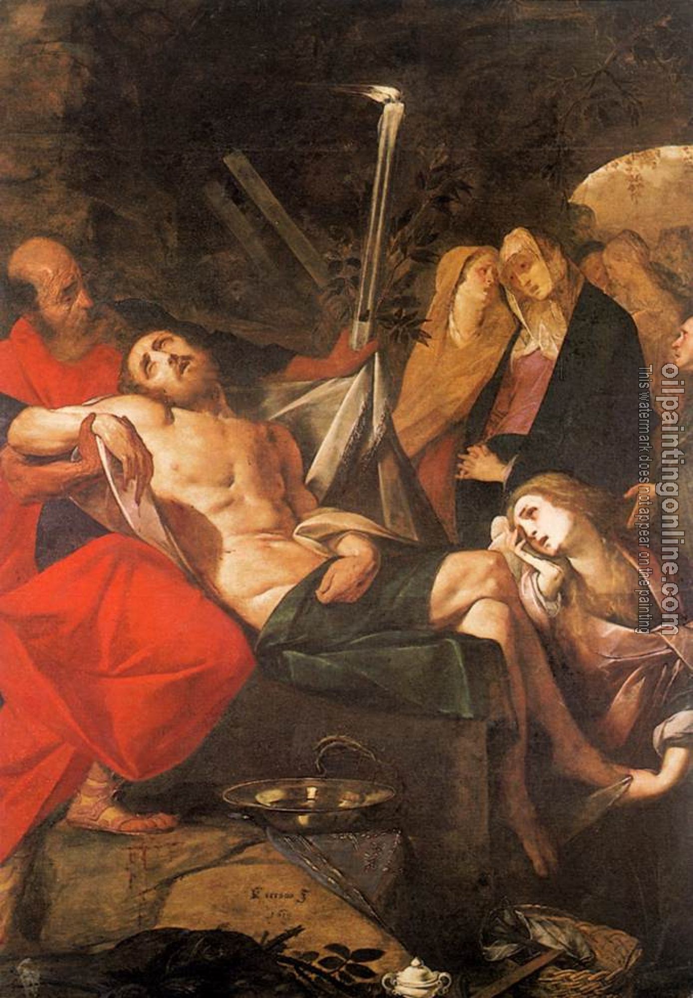 Giovanni Battista Crespi - Entombment of Christ